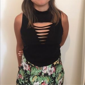 Halter neck crop top